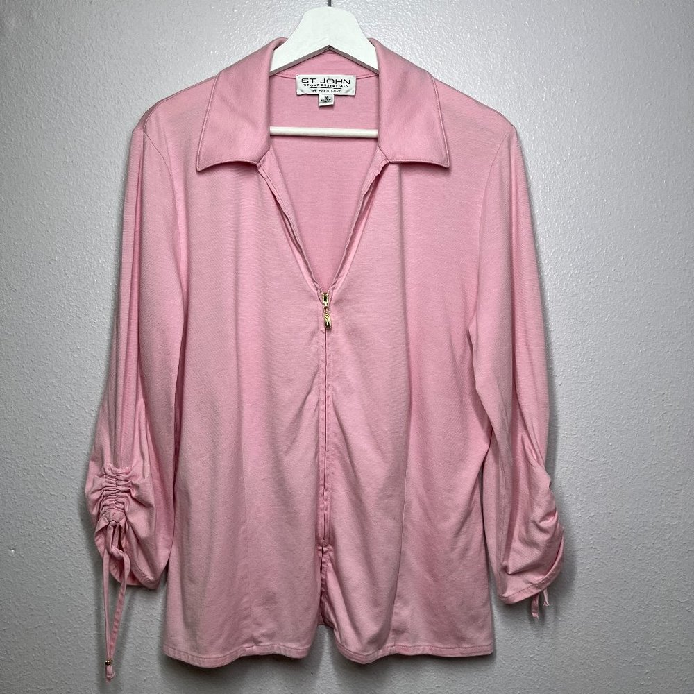 St. John Sport Essentials by Marie Gray Zip Up M